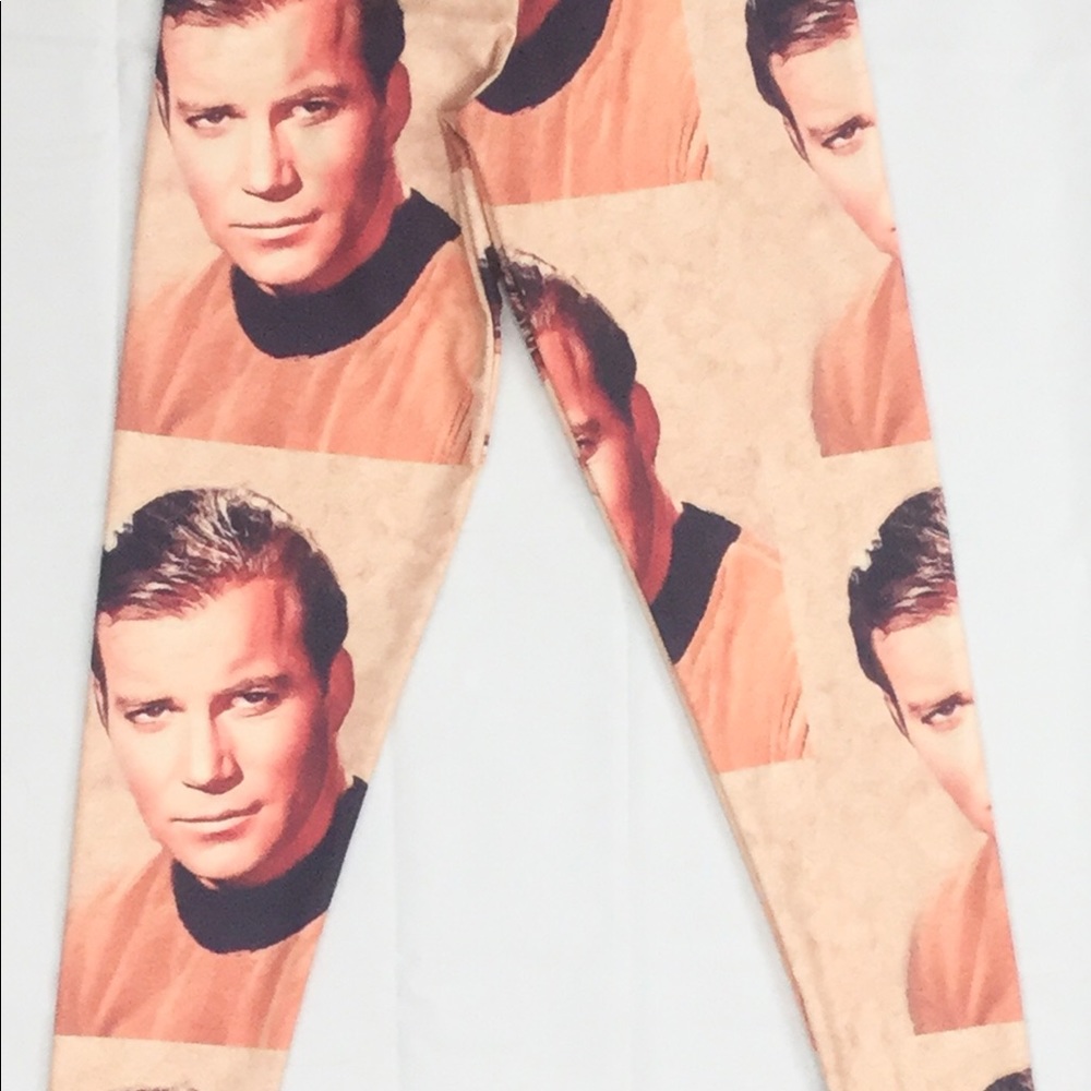 Captain Kirk, Star Trek leggings large